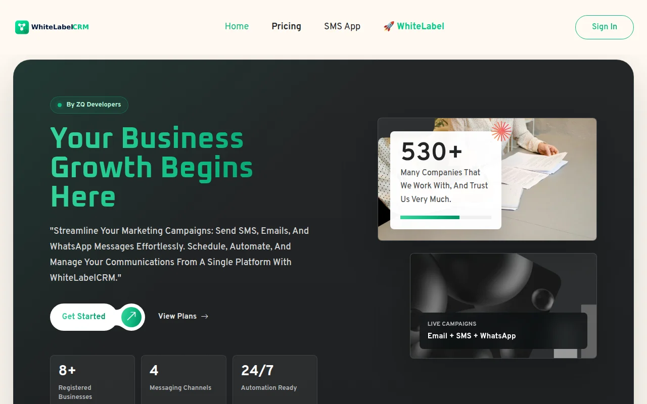 White Label WhatsApp CRM Platform